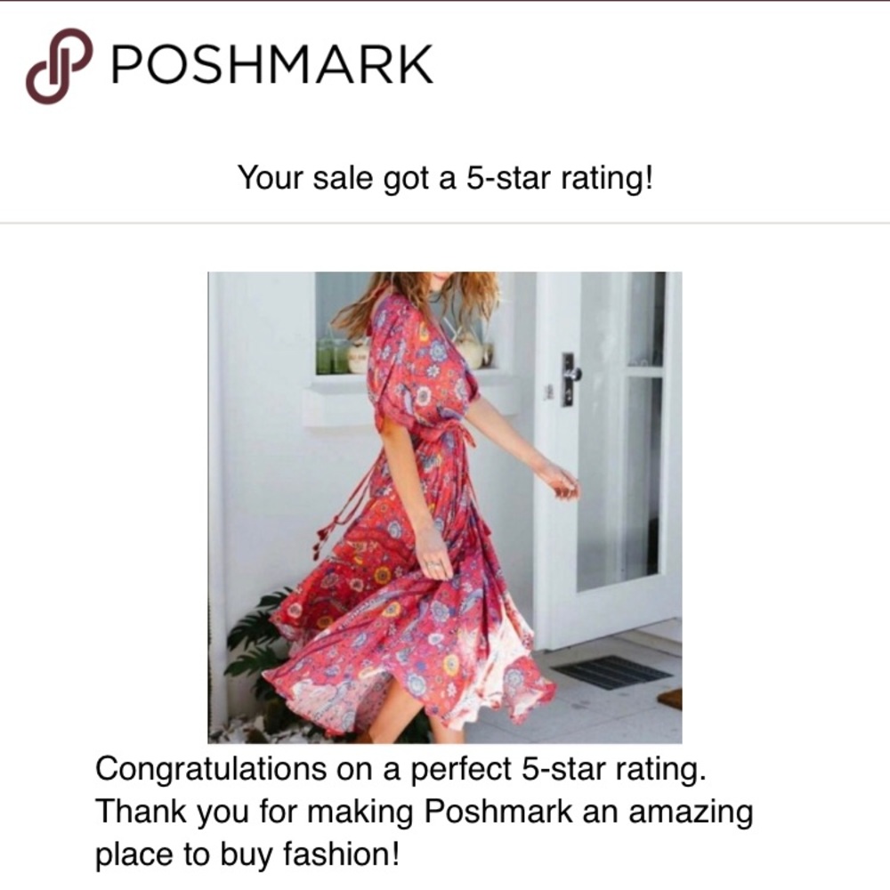 5⭐️ FAV BESTSELLER boho Lovebird half moon dress - Picture 7 of 7